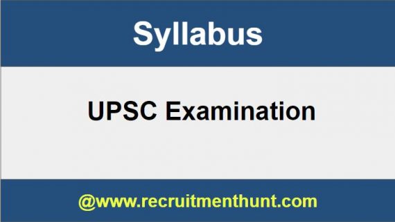 UPSC Civil Services Syllabus