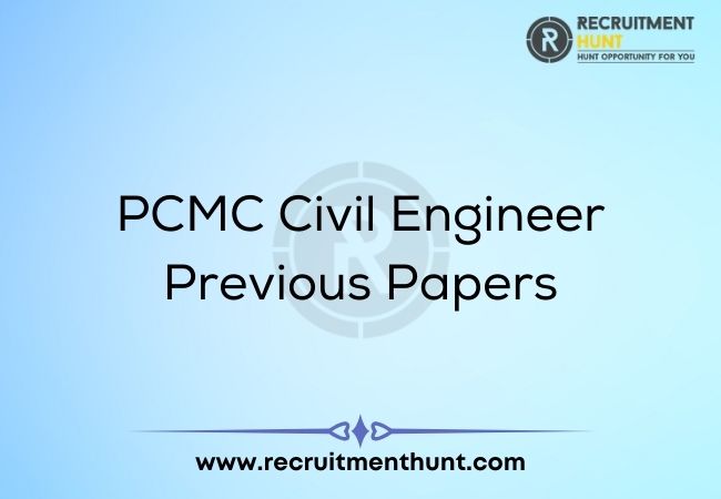 PCMC Civil Engineer Previous Papers