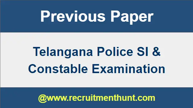 TS SI Previous Papers