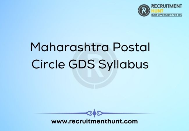 Maharashtra Postal Circle GDS Syllabus