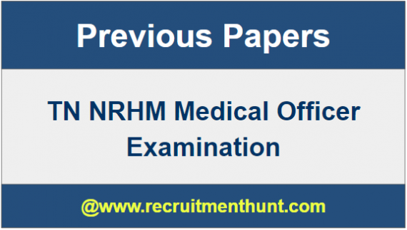 TN NEHM Medical Officer Model Papers