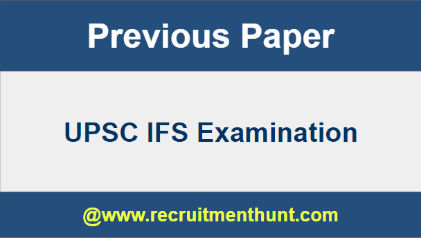 ifs question papers with answers
