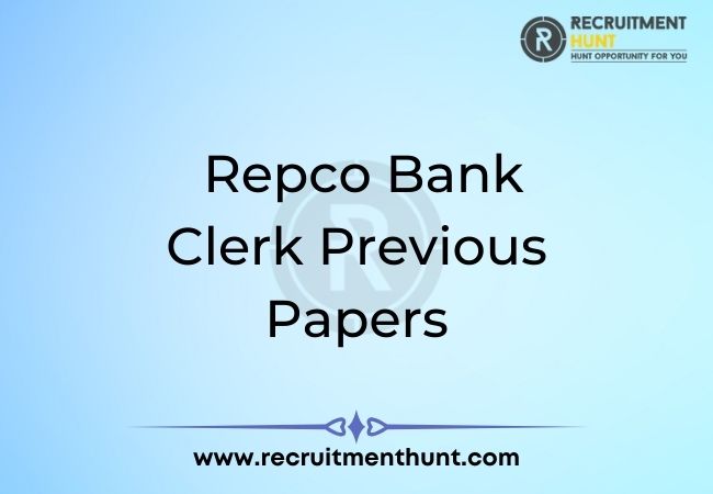 Repco Bank Clerk Previous Papers