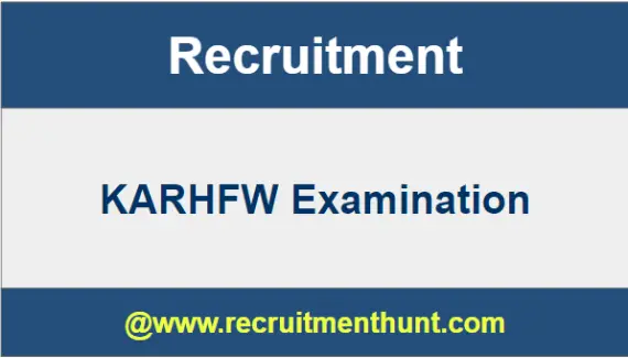www.karhfw.gov.in recruitment 2018