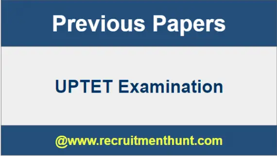 UPTET Previous Papers