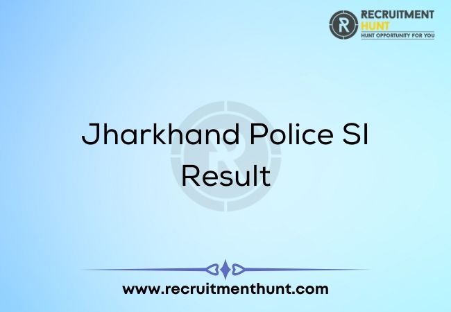 Jharkhand Police SI Result