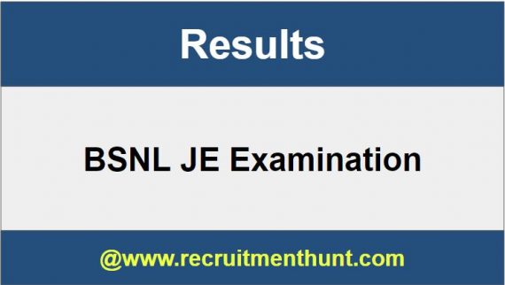 BSNL JE Result