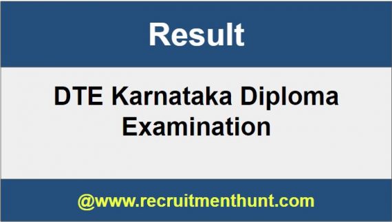 DTE Karnataka Diploma Result