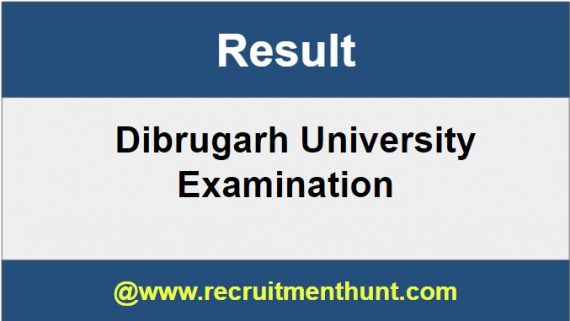 Dibrugarh University Results