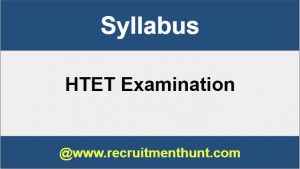 HTET Syllabus