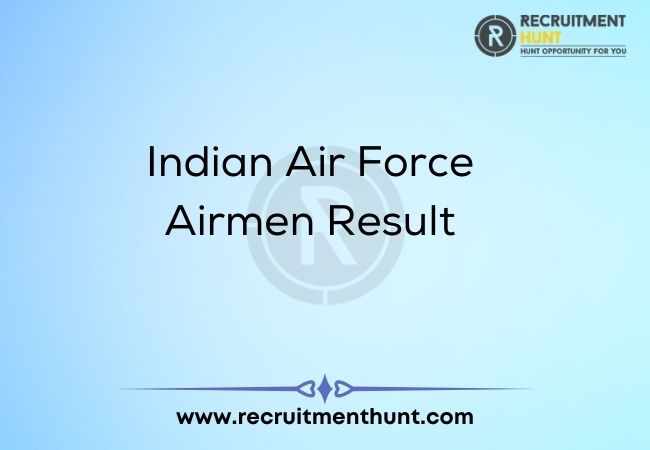 Indian Air Force Airmen Result