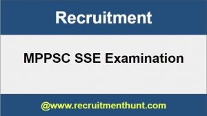 MPPSC SSE Recruitment