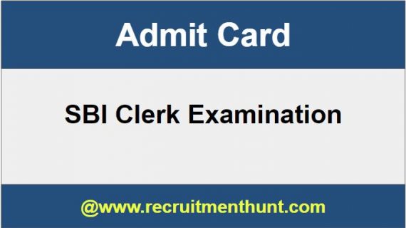 SBI Clerk Mains Admit Card