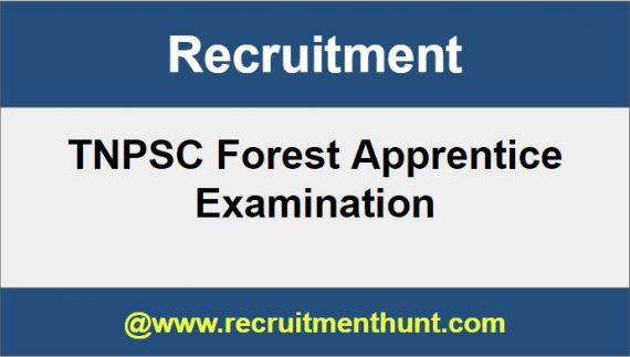 TNPSC Forest Apprentice Recruitment