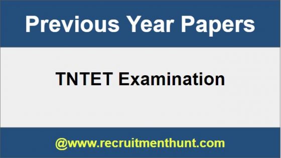 TNTET Previous Papers