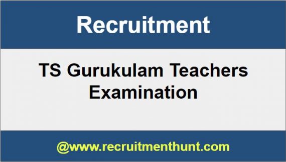 TS Gurukulam Teachers Recruitment