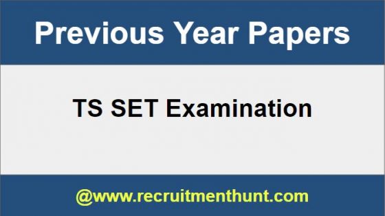 TS SET Previous Papers