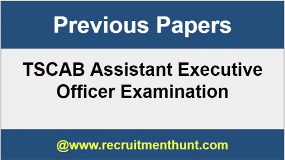 TSCAB Assistant Executive Officer Previous Papers