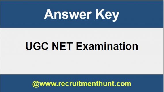 UGC NET Answer Key 2018