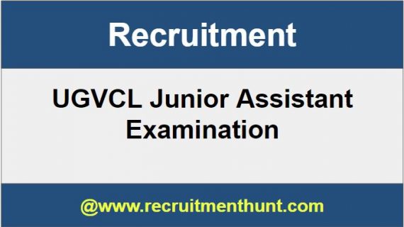 UGVCL Junior Assistant Recruitment