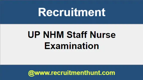 UP NHM Staff Nurse Recruitment