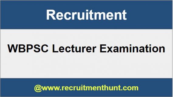 WBPSC Lecturer Recruitment