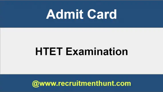 HTET Admit Card