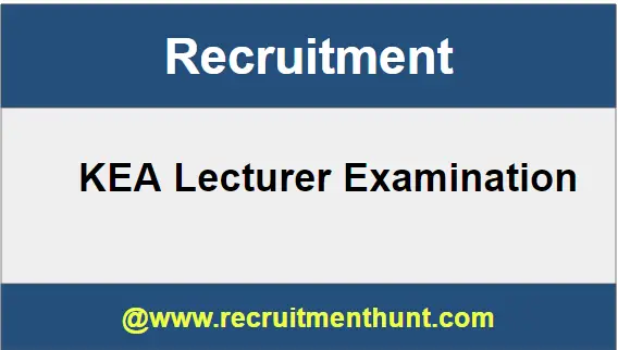KEA Lecturer Recruitment