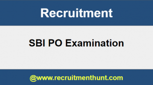 SBI PO Recruitment