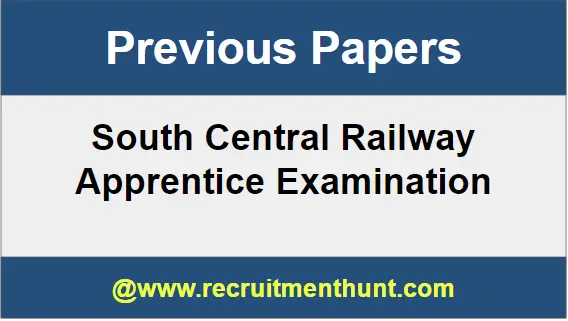 South Central Railways Apprentice Previous Papers