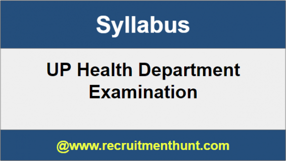 UP Health Department Syllabus