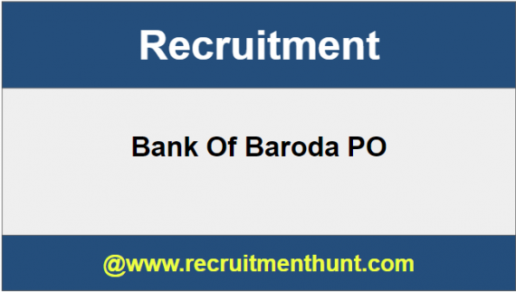 Bank Of Baroda PO Recruitment