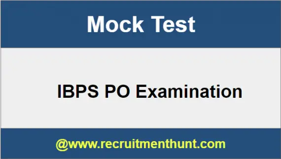 IBPS PO Mock test