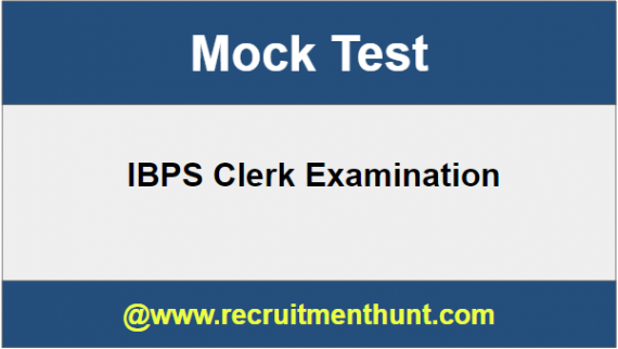 IBPS Clerk Mock Test