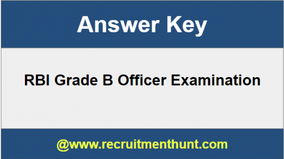 RBI Grade B Officer Answer Key