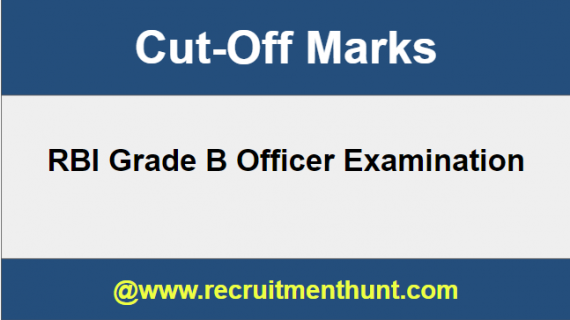 RBI Grade B Officer Cut Off Marks