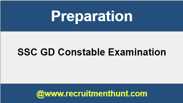 SSC GD Constable Preparation