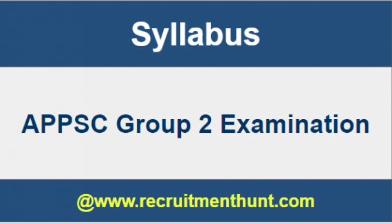 APPSC Group 2 Latest Syllabus
