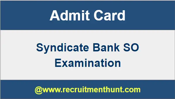 Syndicate Bank Result