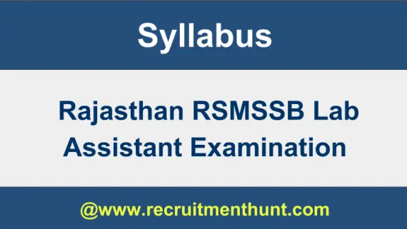 rsmssb recruitment 2018