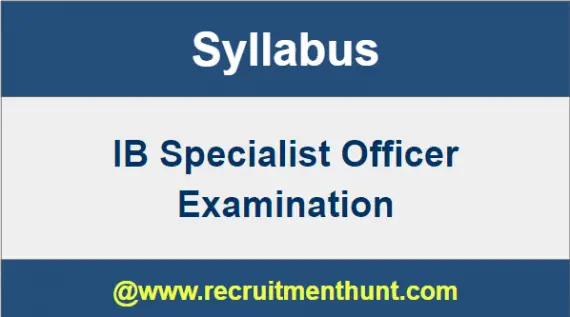 IB Specialist Officer Admit Card