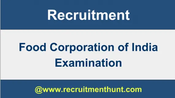 fci recruitment 2018 19