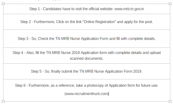 mrb notification for nurses 2019