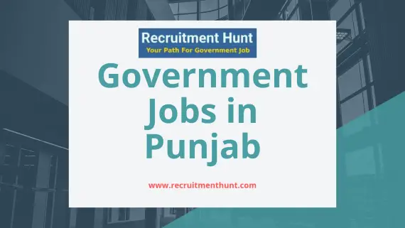 Punjab Government Jobs in Punjab for freshers