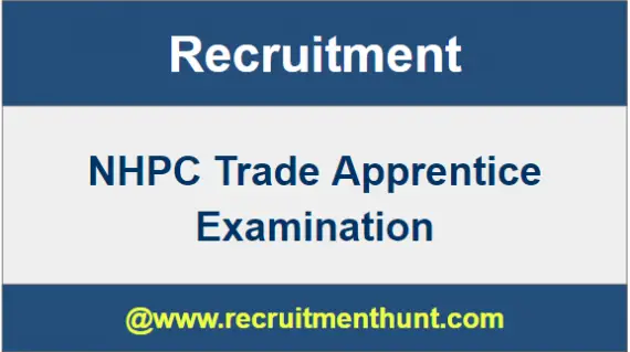 NHPC Trade Apprentice