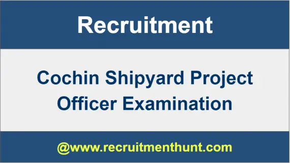 cochin shipyard recruitment