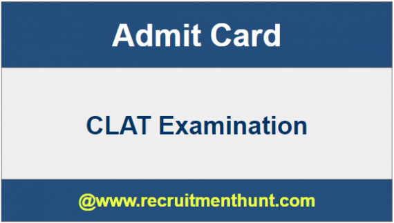 CLAT Exam Admit Card 2019