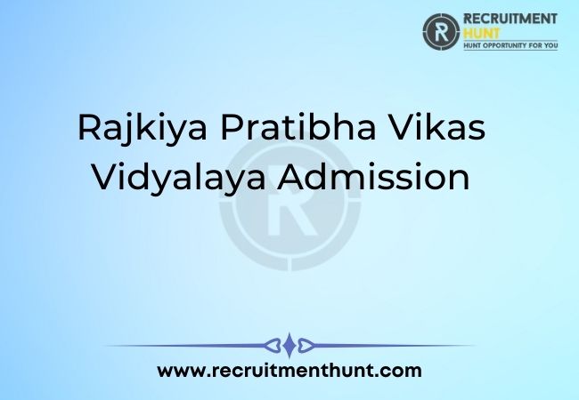 Rajkiya Pratibha Vikas Vidyalaya Admission